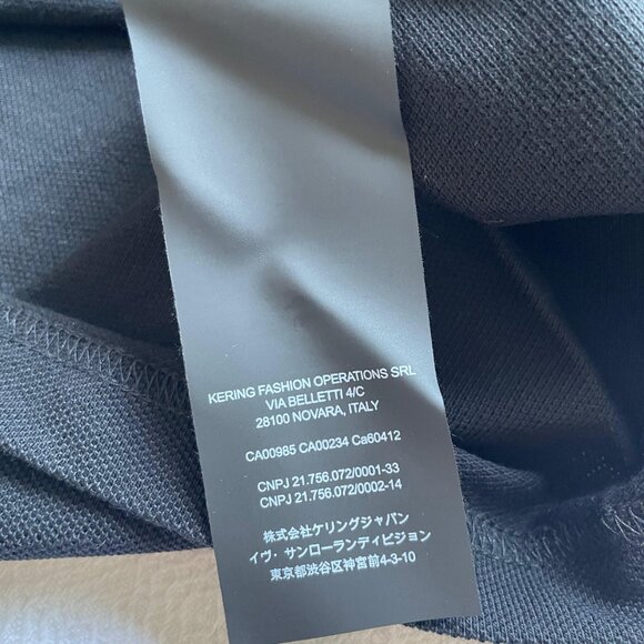 Saint Laurent Men New Casual Polo Shirt Small Black Color - Picture 5 of 5